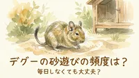 デグーの砂遊びの頻度は？毎日しなくても大丈夫？